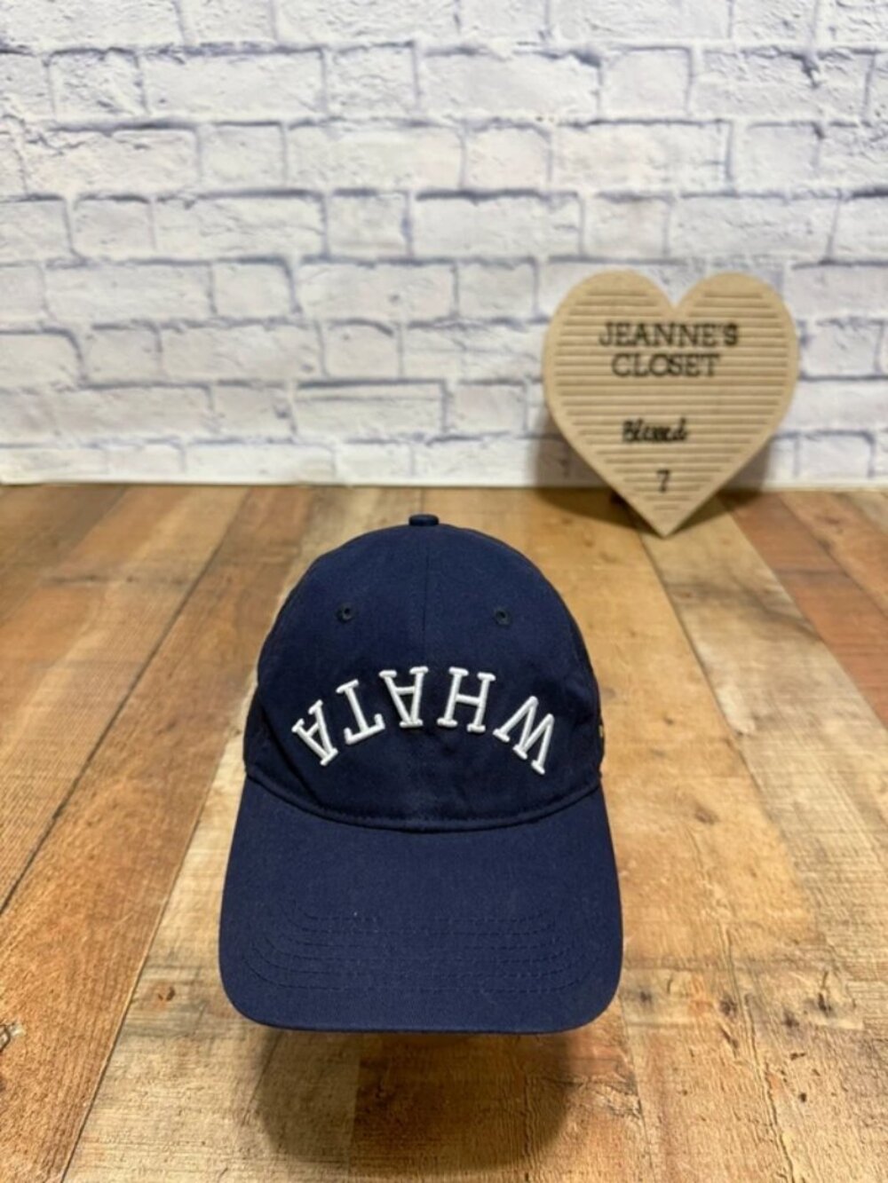 True Brvnd Whataburger x True brvnd navy dad hat